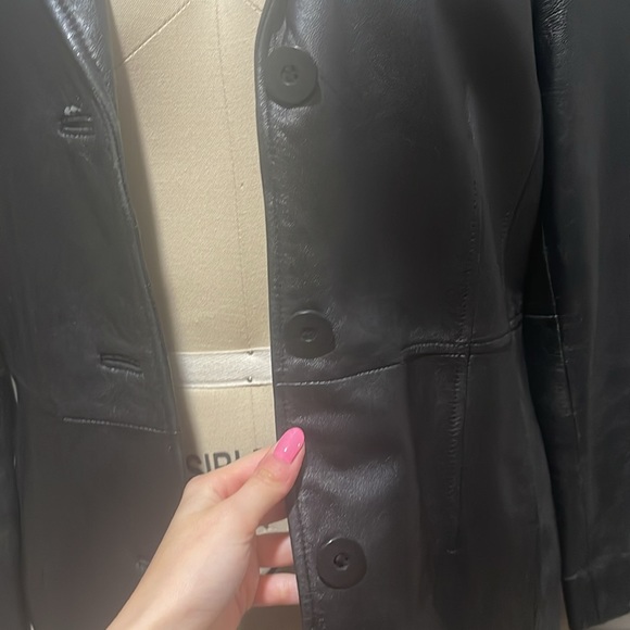 Vintage Worthington Leather Blazer - Picture 3 of 12